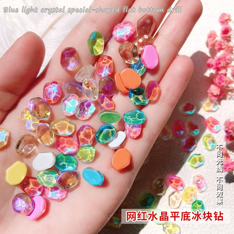 20pcs Aurora Ice Diamond Nail Art Charms Glitter Gems 3D Nail Art Decora Flat Back Rhinestone Jewelry DIY Glass Stone Accessory
20pcs Aurora Ice Diamond Nail Art Charms Glitter Gems 3D Nail Art Decora Flat Back Rhinestone Jewelry DIY Glass Stone Accessory
