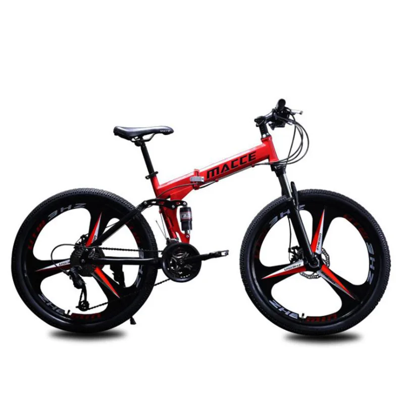3 Knife Wheel Bike 24-Inch 24 Speed Folding Mountain Bicycle with Variable Speed and Double Shock Absorbers Bike
3 Knife Wheel Bike 24-Inch 24 Speed Folding Mountain Bicycle with Variable Speed and Double Shock Absorbers Bike