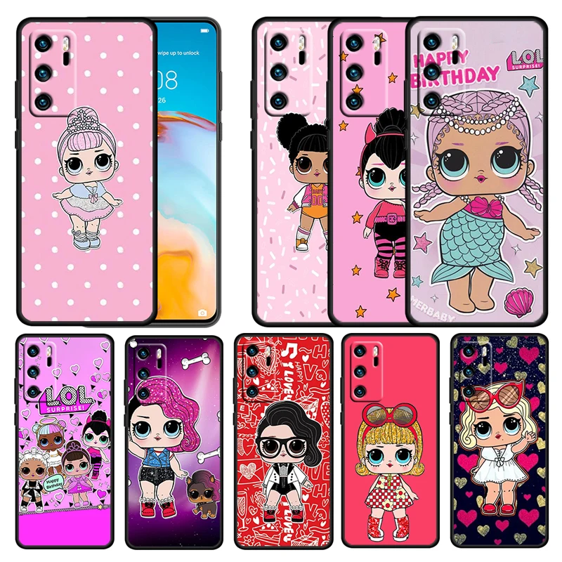 Love L.O.L. SURPRISE Doll For Huawei P50 P20 P30 P40 5G P10 Pro Lite E Plus P9 Lite Mini Silicone Soft TPU Black Phone Case Capa
Love L.O.L. SURPRISE Doll For Huawei P50 P20 P30 P40 5G P10 Pro Lite E Plus P9 Lite Mini Silicone Soft TPU Black Phone Case Capa