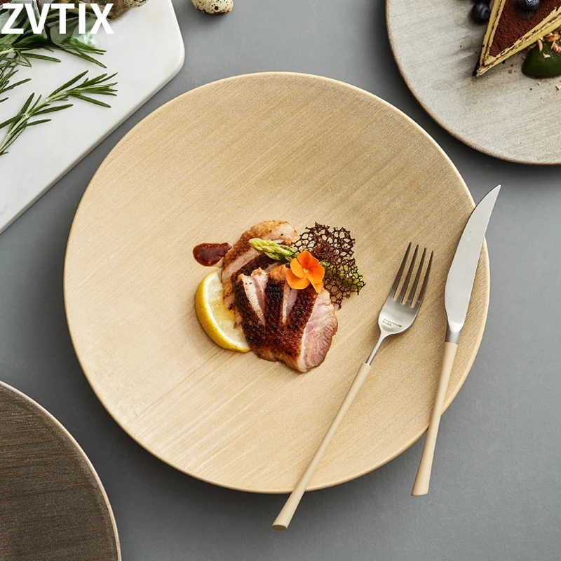 Retro Ceramic Serving Plate Western Steak Noodles Commercial Creative Restaurant Set Dessert Living Room Utensils Cute Plates
Retro Ceramic Serving Plate Western Steak Noodles Commercial Creative Restaurant Set Dessert Living Room Utensils Cute Plates