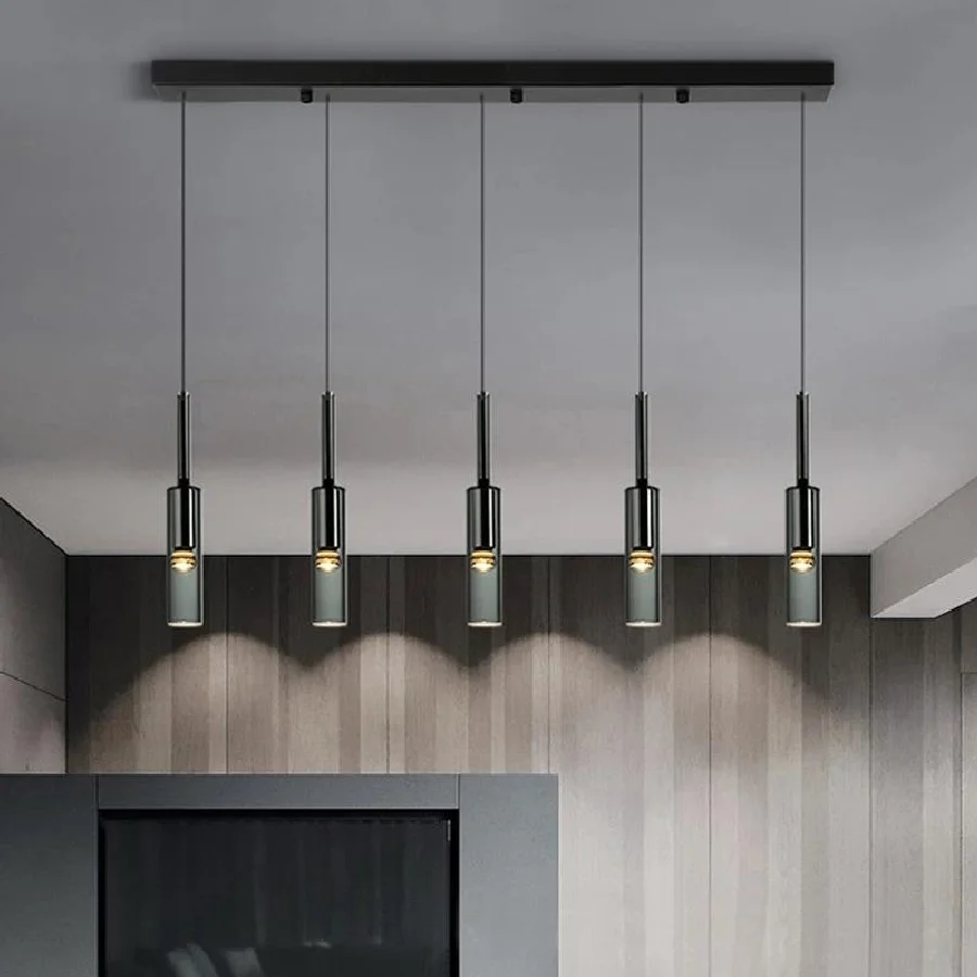 

Современные светодиодный подвесные светильники в стиле пост-модерн, кухонные стеклянные подвесные светильники для гостиной, прикроватные ...