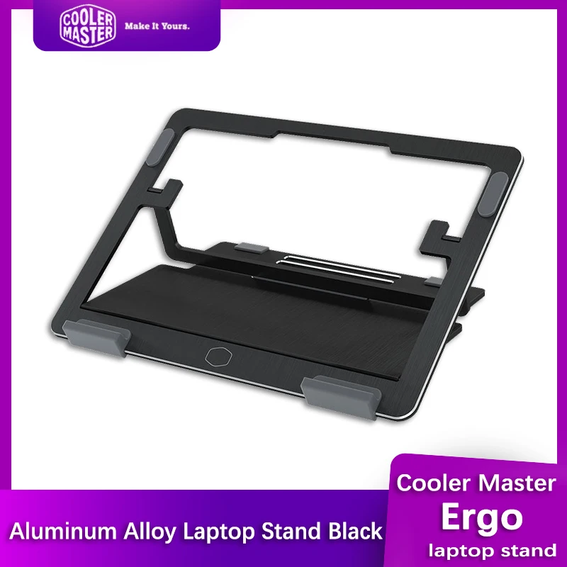 Cooler Master Ergo Black Foldable Laptop Stand Portable Notebook Support Base Holder Adjustable Riser Cooling Bracket
Cooler Master Ergo Black Foldable Laptop Stand Portable Notebook Support Base Holder Adjustable Riser Cooling Bracket