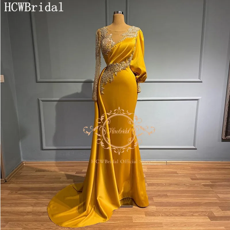 Золотое арабское вечернее платье с юбкой-годе, изысканные прозрачные рукава с бисером, длинные женские платья для особых случаев, платье дл... 
Золотое арабское вечернее платье с юбкой-годе, изысканные прозрачные рукава с бисером, длинные женские платья для особых случаев, платье дл...