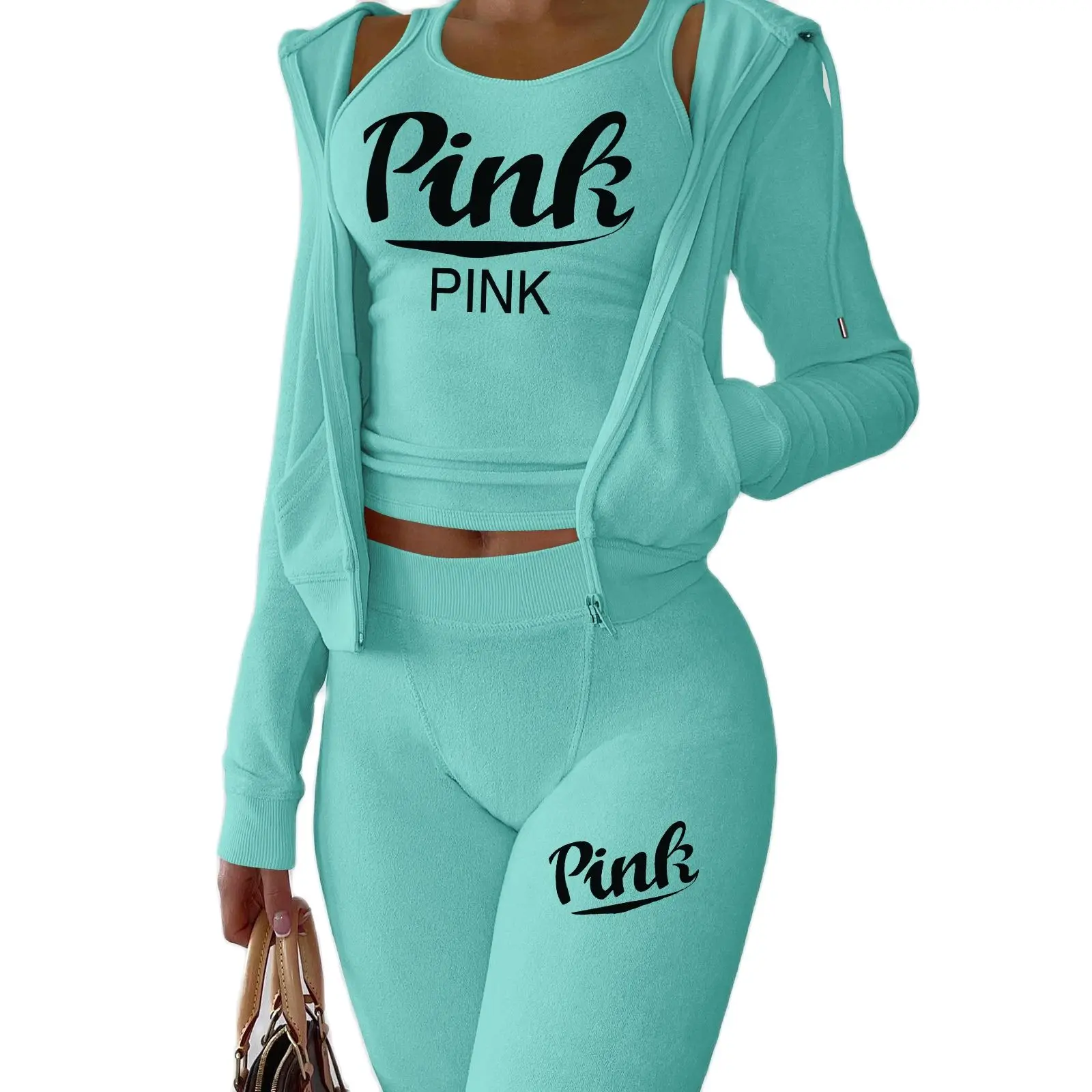 2023 3 Piece Sets Sweatsuits Spring And Autumn Tracksuit For Women Outfits Long Sleeve Double-sided VelvetVest Top Pants Suits
2023 3 Piece Sets Sweatsuits Spring And Autumn Tracksuit For Women Outfits Long Sleeve Double-sided VelvetVest Top Pants Suits