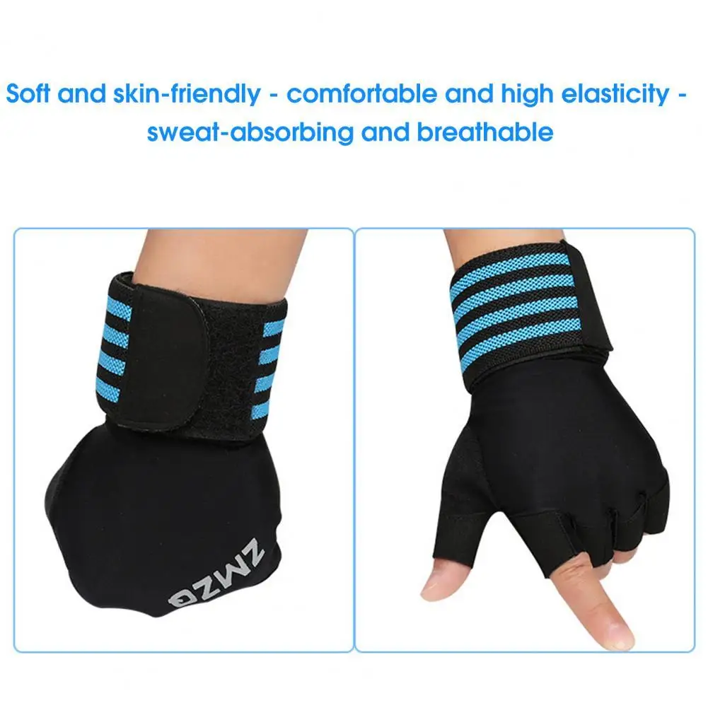 1 Pair Gym Gloves Practical Body Building Exercise Gloves Easy Wearing Wear-resistant Workout Gloves
1 Pair Gym Gloves Practical Body Building Exercise Gloves Easy Wearing Wear-resistant Workout Gloves
