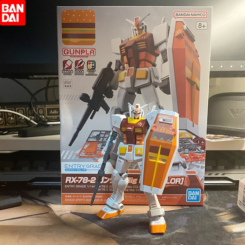 Bandai Gunpla Eg 1/144 Rx-78-2 Big Mac цветная ограниченная сборка модель коллекционный робот наборы модели подарок для детей
Bandai Gunpla Eg 1/144 Rx-78-2 Big Mac цветная ограниченная сборка модель коллекционный робот наборы модели подарок для детей