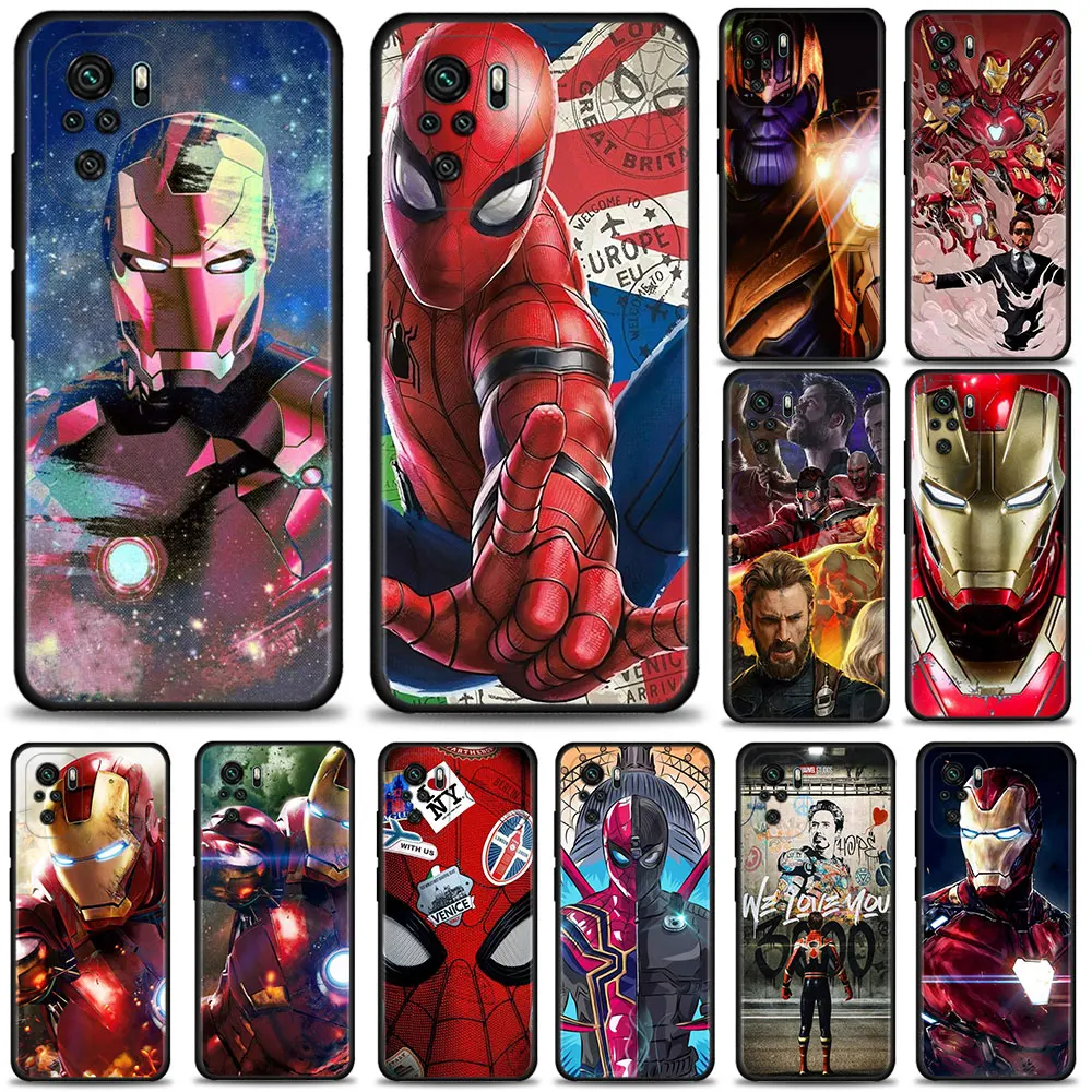 Case for Xiaomi Redmi Note 9s 10 11 8 Pro Plus 7 11t 9t 8t Cover redmi 9 9a 9c 8 Silicone Coque Marvel Iron Spider Man
Case for Xiaomi Redmi Note 9s 10 11 8 Pro Plus 7 11t 9t 8t Cover redmi 9 9a 9c 8 Silicone Coque Marvel Iron Spider Man