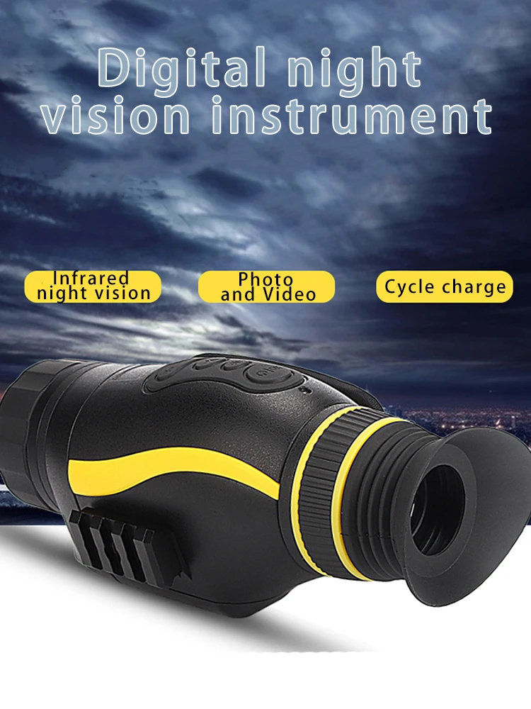 Night Vision Monocular NV0435 Infrared Digital Hunting High Power Telescope Military Day and Night Vision Goggles HD Telescope
Night Vision Monocular NV0435 Infrared Digital Hunting High Power Telescope Military Day and Night Vision Goggles HD Telescope