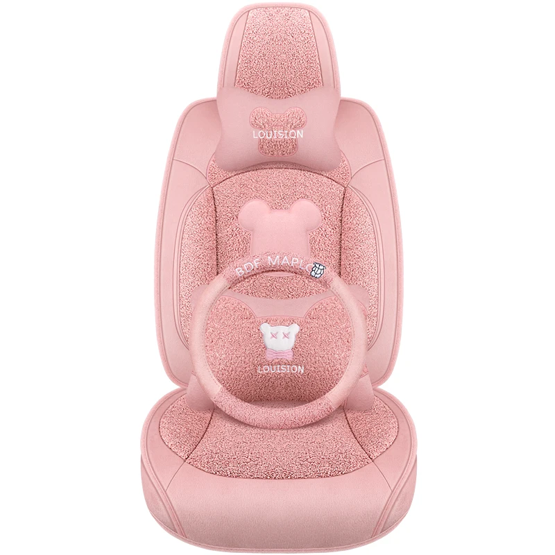 Autocovers Car Seat Covers For Sedan SUV Durable Faux Fur Five Seats Mats For Women Pink Design Thick Warm Seat cover Pink
Autocovers Car Seat Covers For Sedan SUV Durable Faux Fur Five Seats Mats For Women Pink Design Thick Warm Seat cover Pink