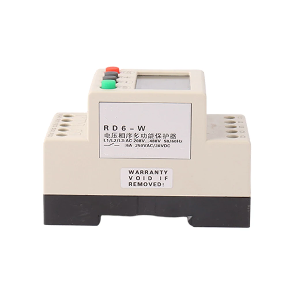 Universal 208-480V AC Adjustable Under Over Voltage Protector Ventilator Unbalance Automatic Manual Rest Protection Relay
Universal 208-480V AC Adjustable Under Over Voltage Protector Ventilator Unbalance Automatic Manual Rest Protection Relay