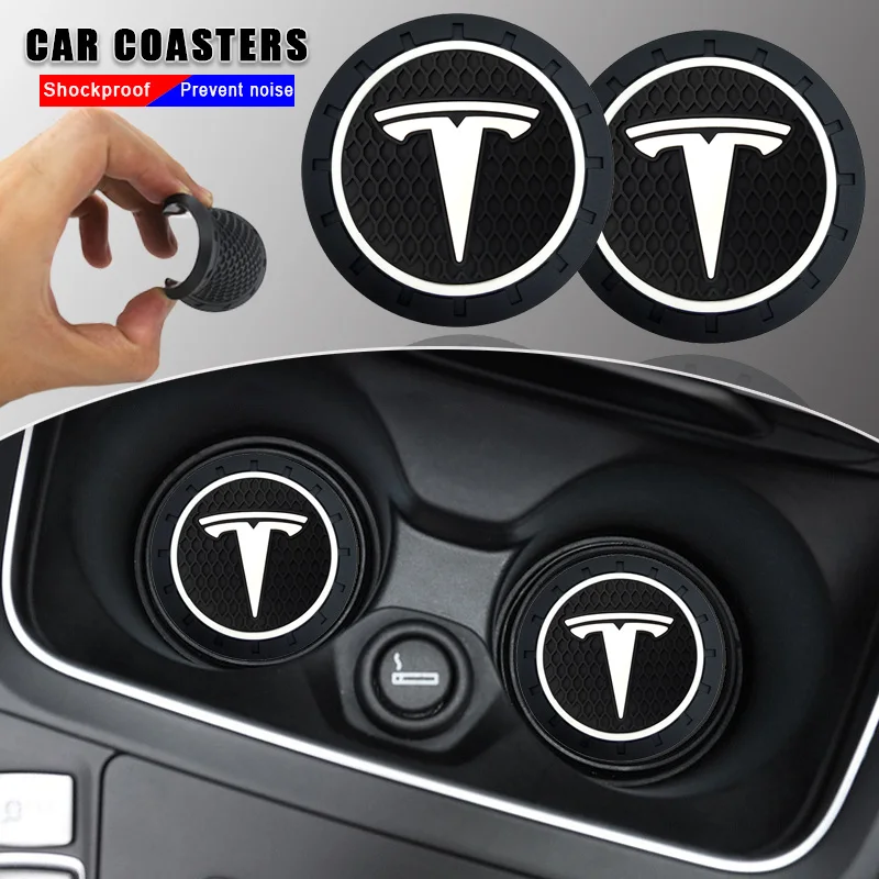 Car Coasters PVC Anti Slip Coasters Cup Holder Insert for Tesla Model 3 X S Y 2022 Style Roadster Coil Bonina K80 Accessories
Car Coasters PVC Anti Slip Coasters Cup Holder Insert for Tesla Model 3 X S Y 2022 Style Roadster Coil Bonina K80 Accessories