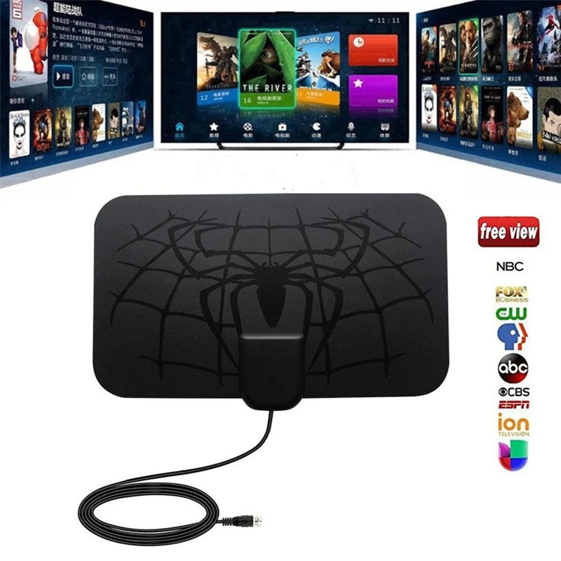 1 Pcs Full HD Channel Antenna VHF(170-240Mhz)/UHF(470-860Mhz) Mini Indoor TV Antenna
1 Pcs Full HD Channel Antenna VHF(170-240Mhz)/UHF(470-860Mhz) Mini Indoor TV Antenna