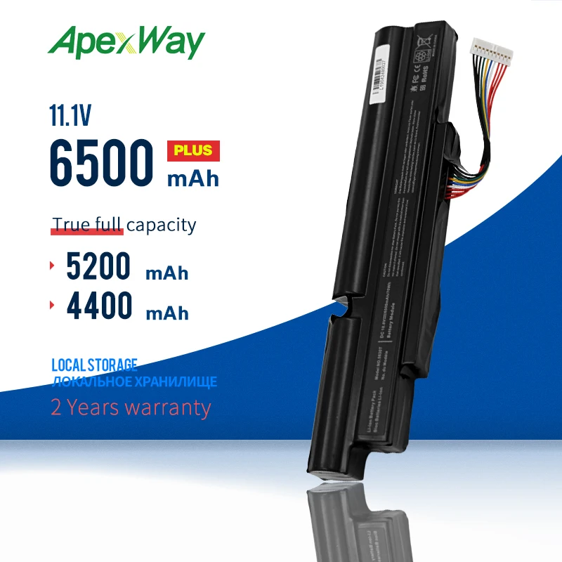 Аккумулятор AS11A3E, AS11A5E, 4400 мА · ч, 11,1 В, 6 ячеек, для ноутбука Acer Aspire TimelineX 3830T, 4830T, 5830T, 3830TG, 4830TG, 5830TG, 3INR18/65-2
Аккумулятор AS11A3E, AS11A5E, 4400 мА · ч, 11,1 В, 6 ячеек, для ноутбука Acer Aspire TimelineX 3830T, 4830T, 5830T, 3830TG, 4830TG, 5830TG, 3INR18/65-2