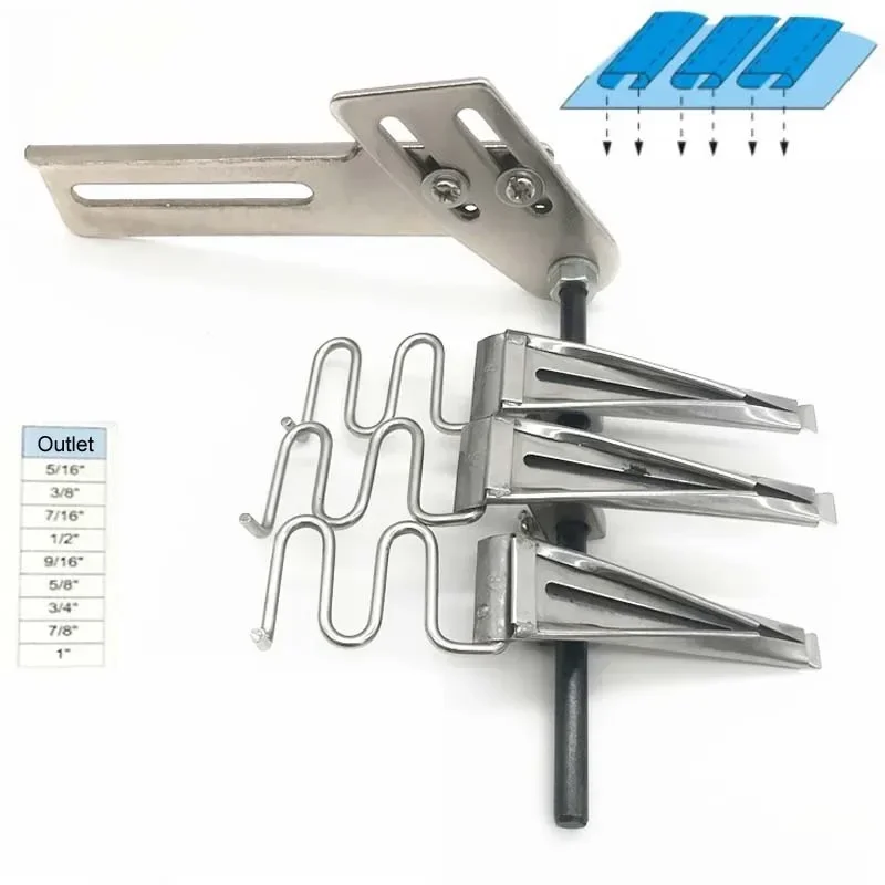 Multi Tape Attach Folder Binder for VC008 1404P 1412P Kansai Special Multi Needle Sewing Machine Decorative Tape On Jacket tools
Multi Tape Attach Folder Binder for VC008 1404P 1412P Kansai Special Multi Needle Sewing Machine Decorative Tape On Jacket tools