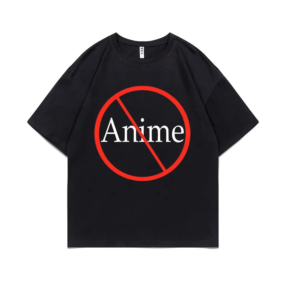 NO Anime Logo Graphics Printed T Shirt Prohibit Cartoon Manga T-shirt Men Women Funny Creative Short Sleeve Tshirt Cotton Tees
NO Anime Logo Graphics Printed T Shirt Prohibit Cartoon Manga T-shirt Men Women Funny Creative Short Sleeve Tshirt Cotton Tees