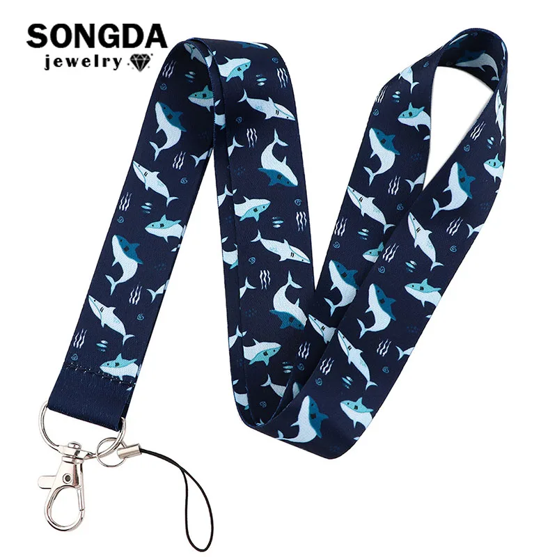 Whale Shark Lanyard Keychain Ocean Whale Art Cartoon Animal Multifunction Fashion Ribbon Mobile Phone Rope ID Badge Neck Strap
Whale Shark Lanyard Keychain Ocean Whale Art Cartoon Animal Multifunction Fashion Ribbon Mobile Phone Rope ID Badge Neck Strap
