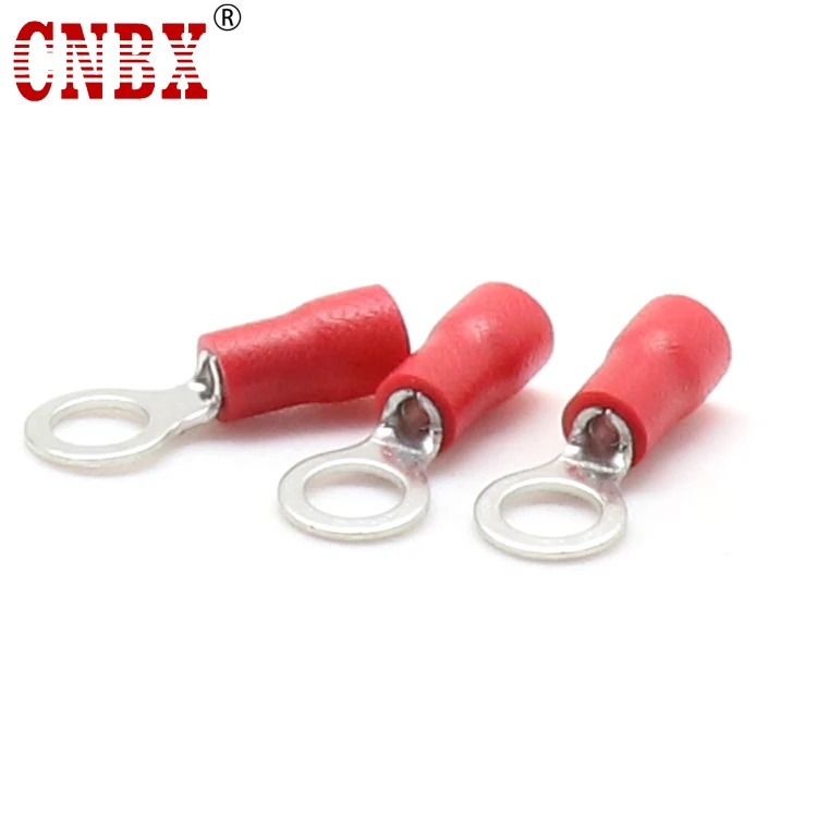 CNBX RV1.25--4 красное кольцо, медный, латунный, ПВХ автоматический обжимной Предварительно изолированный Электрический терминальный соединител...
CNBX RV1.25--4 красное кольцо, медный, латунный, ПВХ автоматический обжимной Предварительно изолированный Электрический терминальный соединител...