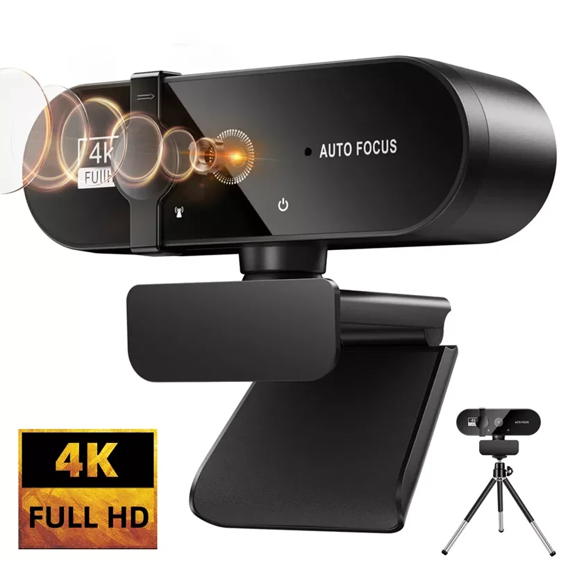 4K Webcam 1080P Mini Camera 2K Full HD Webcam With Microphone 15-30fps Autofocus Web Cam For PC Computer Laptop Video Calling
4K Webcam 1080P Mini Camera 2K Full HD Webcam With Microphone 15-30fps Autofocus Web Cam For PC Computer Laptop Video Calling