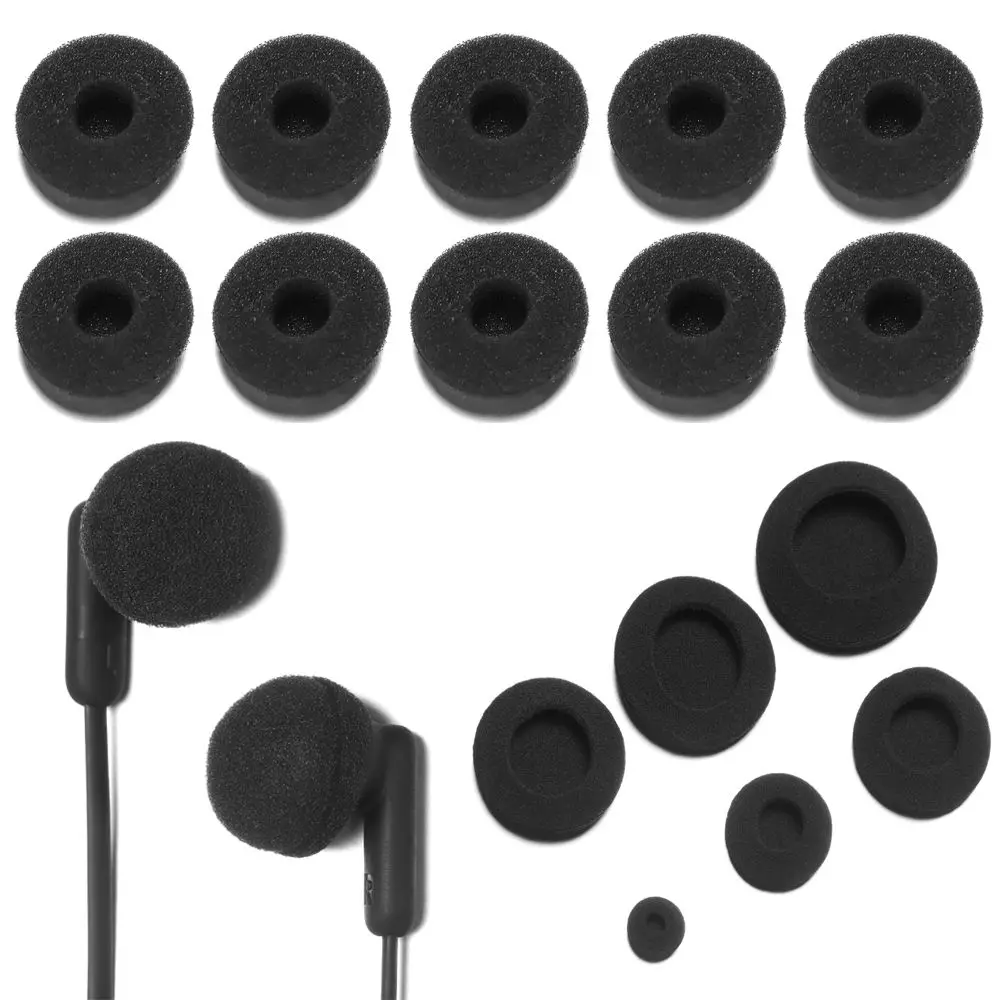 10pcs Compatible Replacement Headphones Comfortable Headset Cushion Soft Foam Black Earphone Sponge
10pcs Compatible Replacement Headphones Comfortable Headset Cushion Soft Foam Black Earphone Sponge