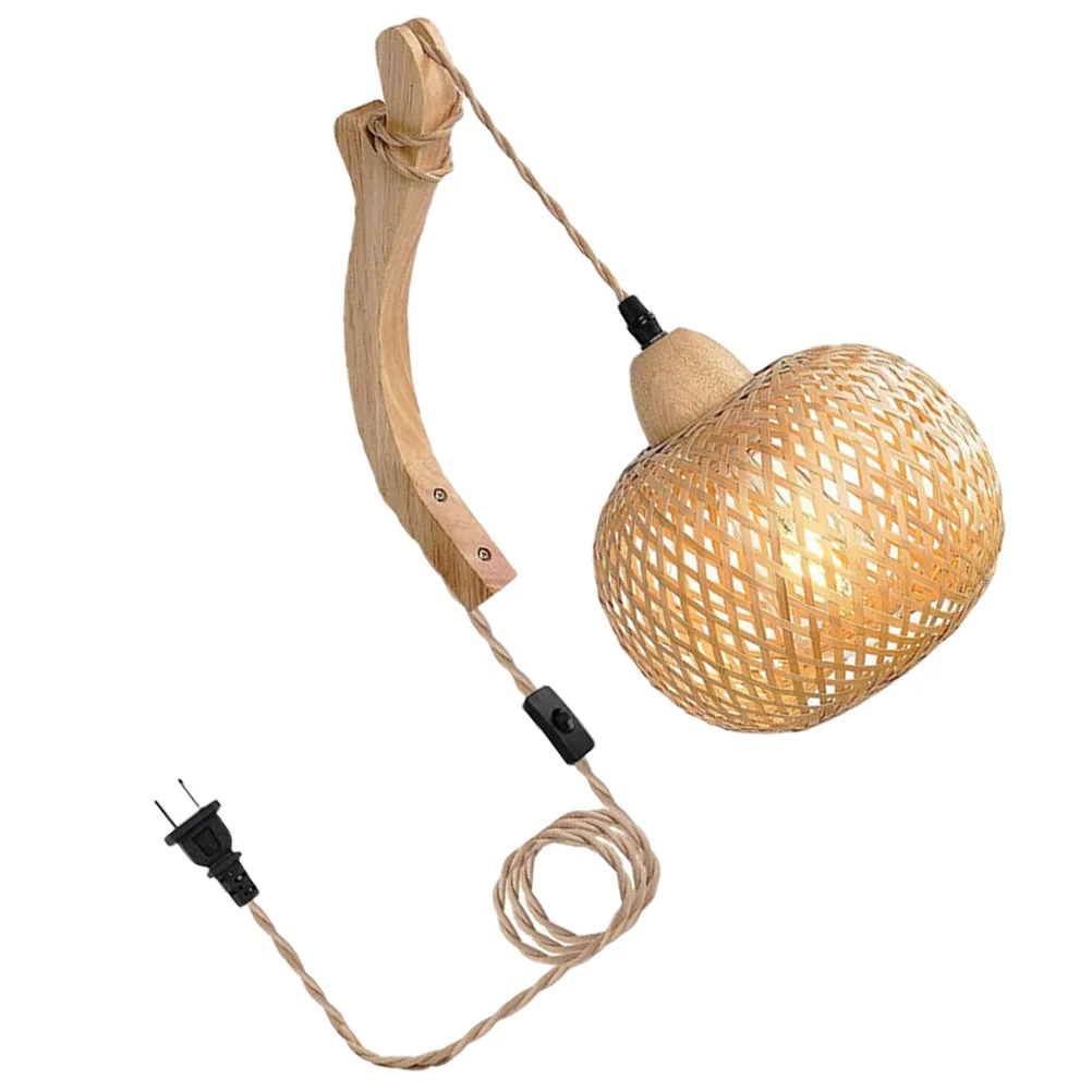 Rattan Weaving Wall Light Bedside Reading Lamp Wall Mounted Light Fixture without Bulb(US plug)
Rattan Weaving Wall Light Bedside Reading Lamp Wall Mounted Light Fixture without Bulb(US plug)