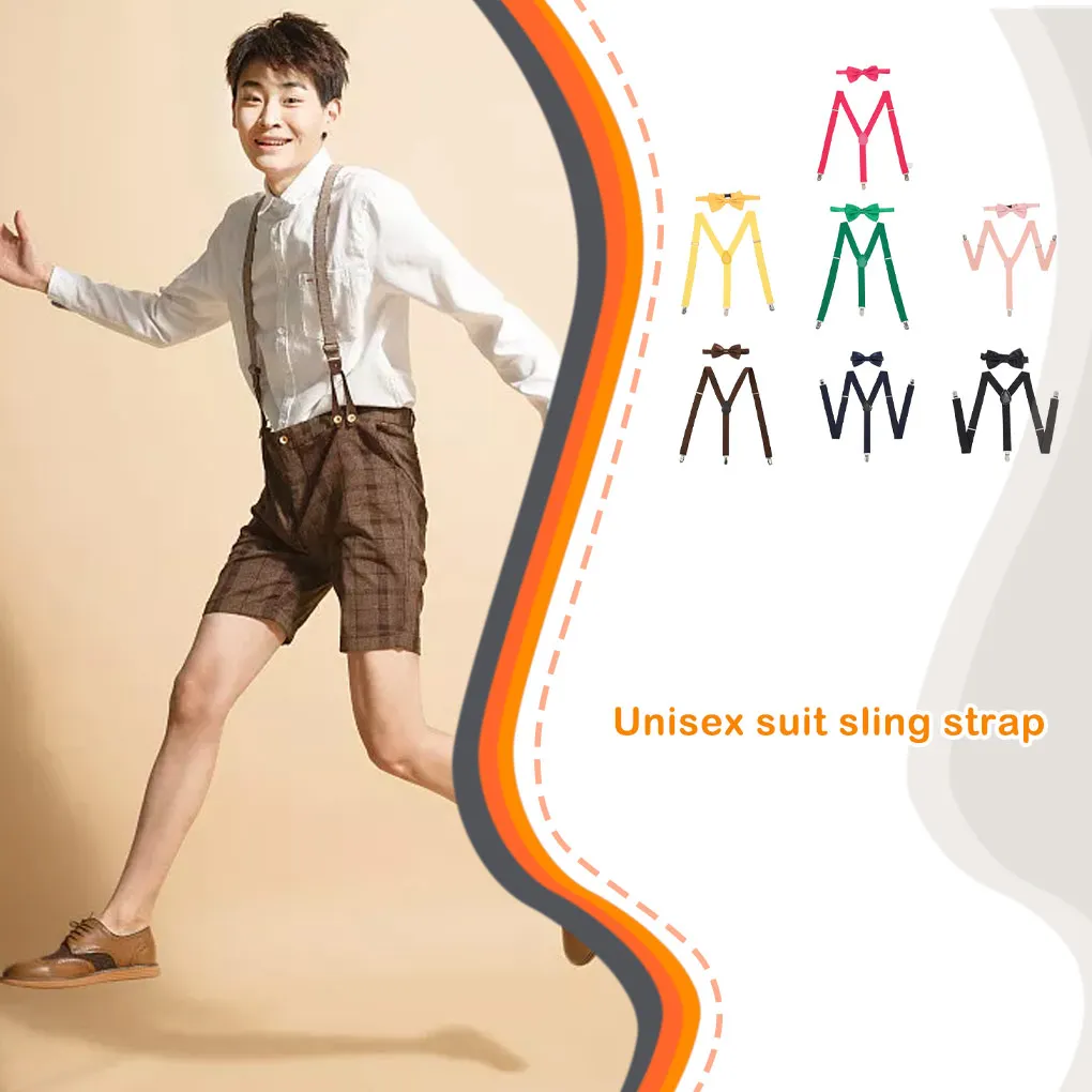 

Подтяжки модные удобные легкие Подтяжки комплект с галстуком-бабочкой брюки ремешки деловая повседневная одежда аксессуары для взрослых