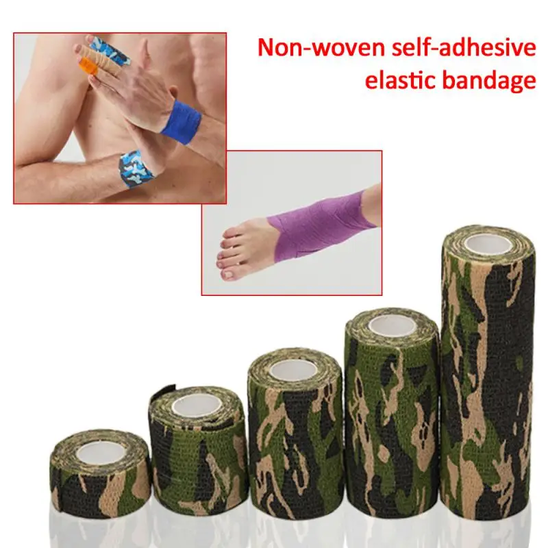 2.5CM Multi-functional Bandage Sports Camouflage Non-woven Self-adhesive Elastic Bandage Outdoor Waterproof Emergency Bandage
2.5CM Multi-functional Bandage Sports Camouflage Non-woven Self-adhesive Elastic Bandage Outdoor Waterproof Emergency Bandage