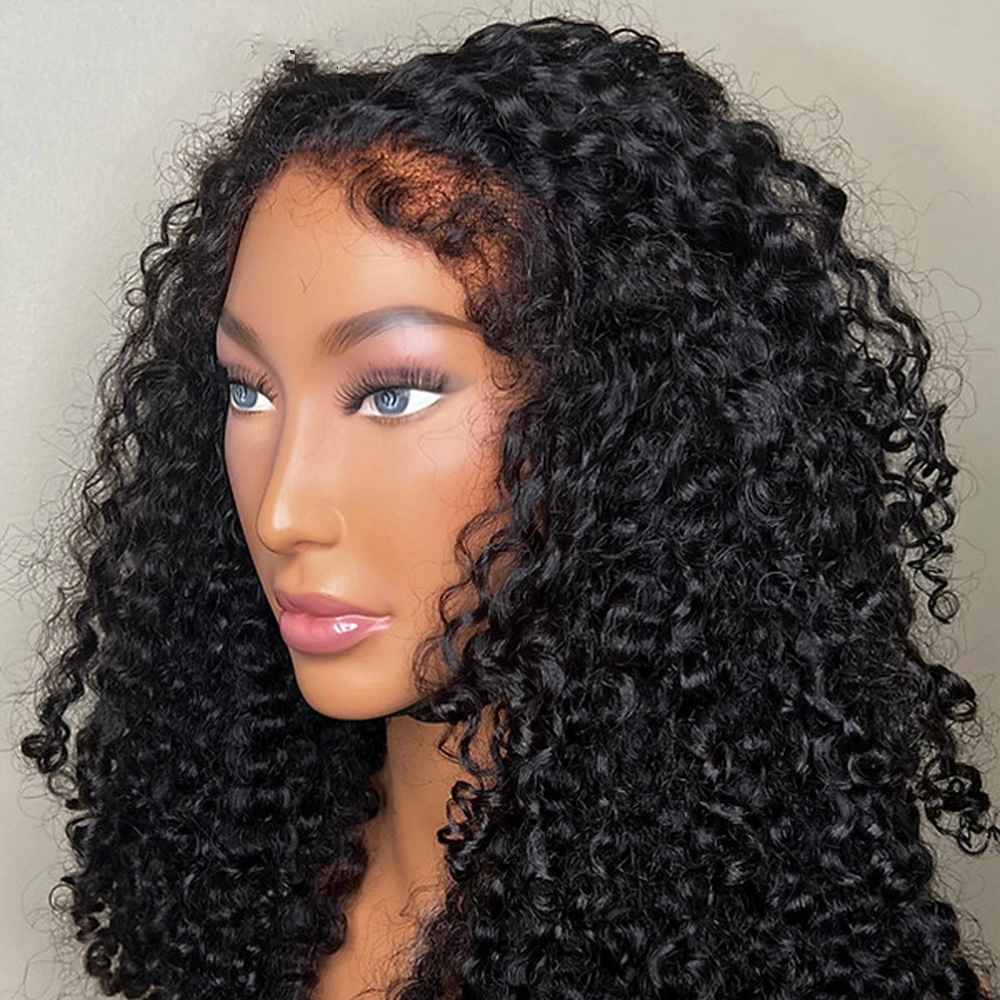 Natural Black Soft 26Inch Long 180%Density Kinky Curly Preplucked Glueless Lace Front Wig For Women With Babyhair Daily Cosplay
Natural Black Soft 26Inch Long 180%Density Kinky Curly Preplucked Glueless Lace Front Wig For Women With Babyhair Daily Cosplay