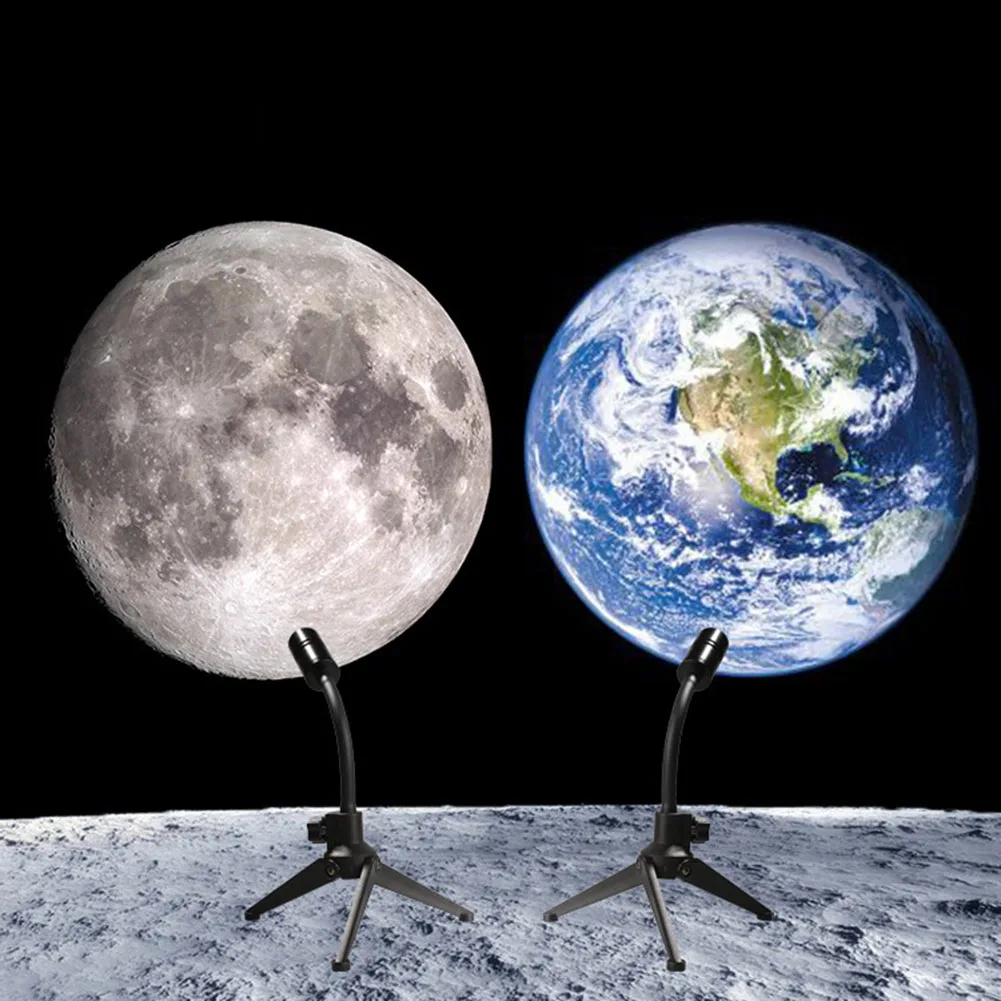 Moon Earth Projector Lamp USB Rechargeable Planet Projection Girl Bedroom Table Lamp Photo Atmosphere LED Night Light Home Decor
Moon Earth Projector Lamp USB Rechargeable Planet Projection Girl Bedroom Table Lamp Photo Atmosphere LED Night Light Home Decor