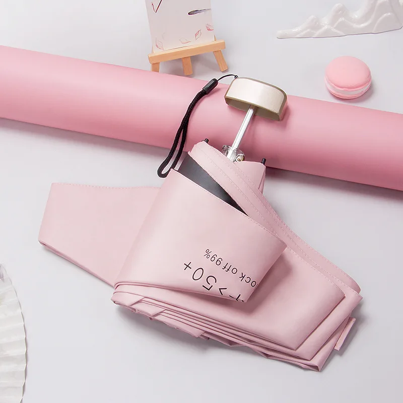 Mini Sun Umbrella Very Small Mini Rain Umbrella Vinyl Umbrella Pocket Sun Protection And Ultraviolet Protection Parasol UV50+
Mini Sun Umbrella Very Small Mini Rain Umbrella Vinyl Umbrella Pocket Sun Protection And Ultraviolet Protection Parasol UV50+