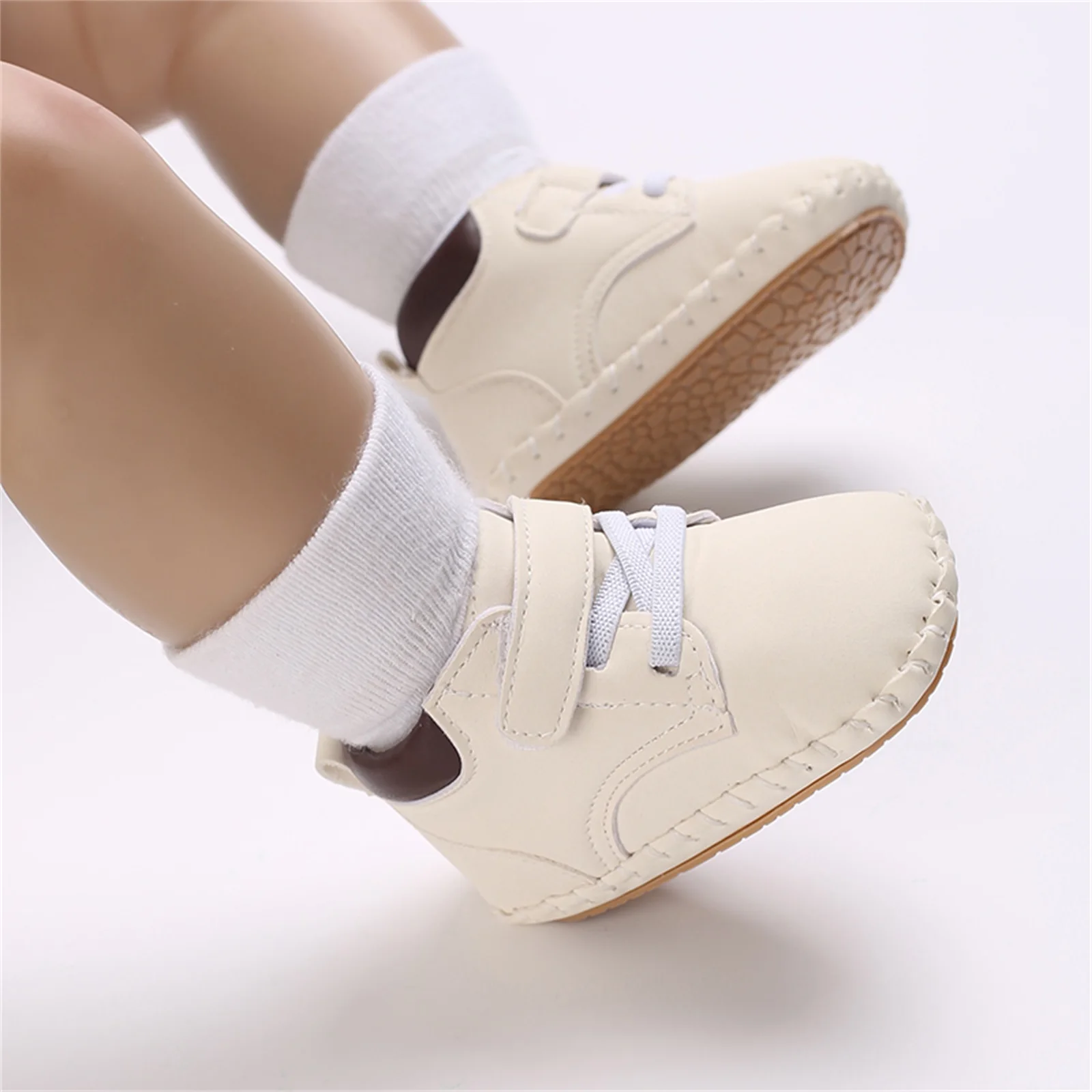 Infant Baby Boys Sneakers PU Leather Solid Colors Anti-Slip Soft Sole Prewalker Cross First Walker Shoes
Infant Baby Boys Sneakers PU Leather Solid Colors Anti-Slip Soft Sole Prewalker Cross First Walker Shoes