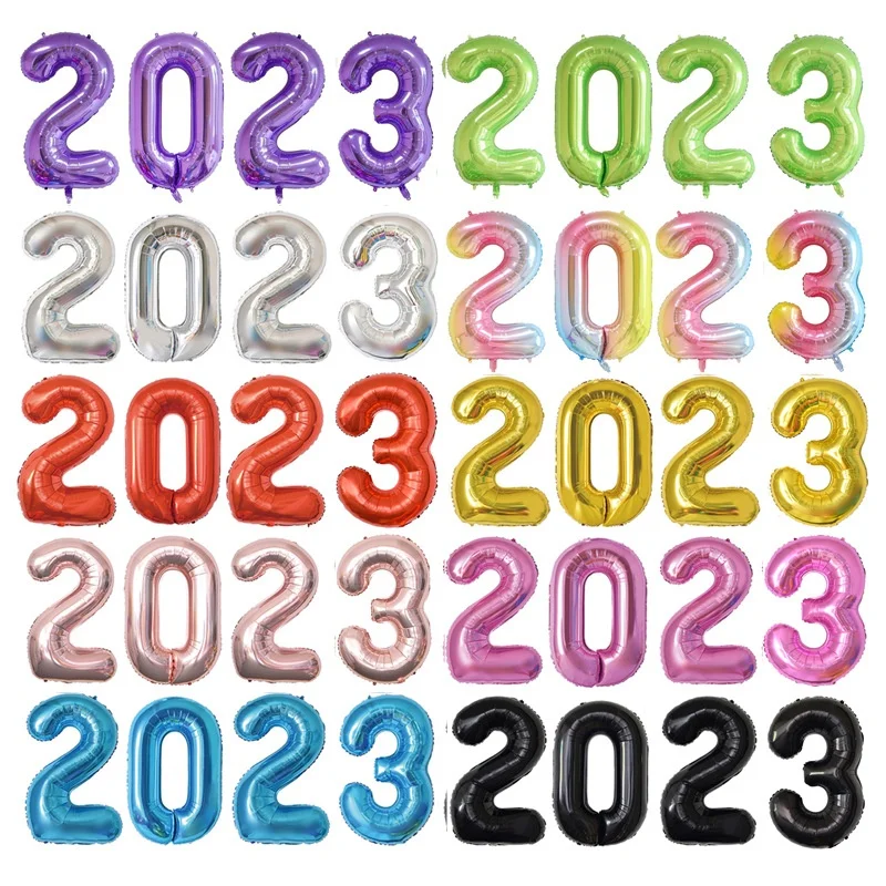 32/40 Inch Digital Balloons New Year Party Decoration 2023 Foil Balloons Numbers Christmas Birthday Wedding Decoration Supplies
32/40 Inch Digital Balloons New Year Party Decoration 2023 Foil Balloons Numbers Christmas Birthday Wedding Decoration Supplies