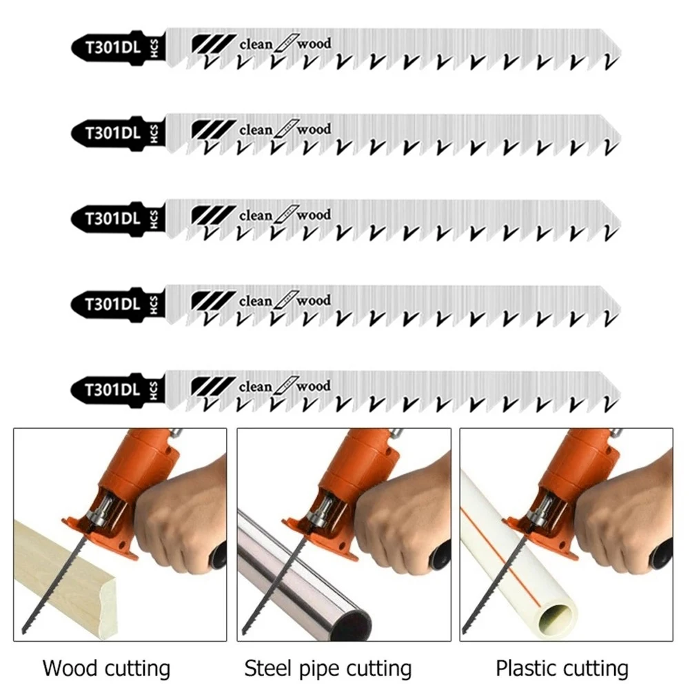 General-Purpose Saw Blade Jigsaw Blades 132mm Length 5Pcs Set General-purpose High Quality Reciprocating Saw Blades
General-Purpose Saw Blade Jigsaw Blades 132mm Length 5Pcs Set General-purpose High Quality Reciprocating Saw Blades