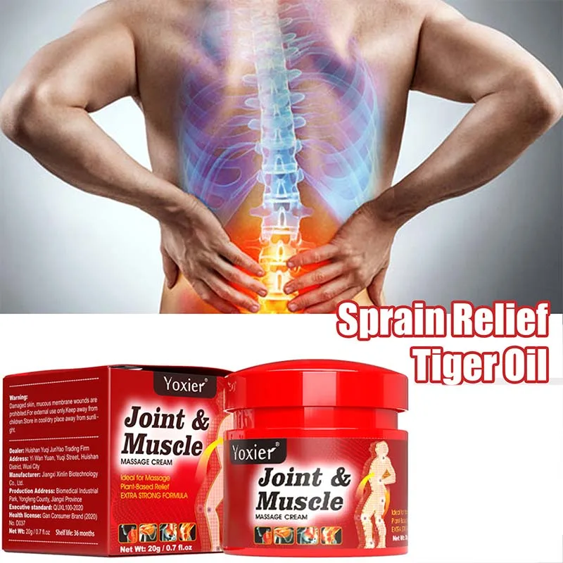 Joint Muscle Massage Cream Relieve Pain Rheumatoid Arthritis Muscle Pain Sprain Knee Shoulder Joint Health Body Care Products
Joint Muscle Massage Cream Relieve Pain Rheumatoid Arthritis Muscle Pain Sprain Knee Shoulder Joint Health Body Care Products