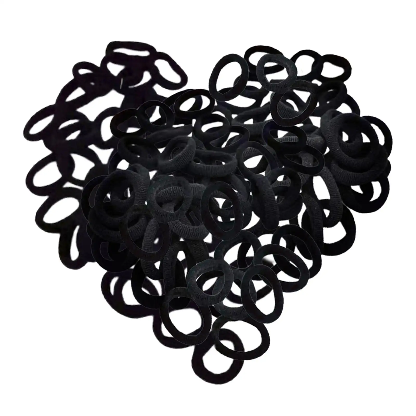 100Pcs Black Hair Ties No Damage Thick Hair Accessories Hair Ropes 2.2cm Small Soft Elastic Cloth Hair Bands Ponytail Holders
100Pcs Black Hair Ties No Damage Thick Hair Accessories Hair Ropes 2.2cm Small Soft Elastic Cloth Hair Bands Ponytail Holders