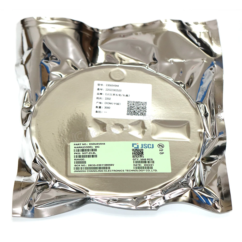 20 шт., ESDU5V0H4 SOT-23-6 U5H4 5V Однонаправленный массив защиты от электростатического разряда Диод Совершенно новый оригинал
20 шт., ESDU5V0H4 SOT-23-6 U5H4 5V Однонаправленный массив защиты от электростатического разряда Диод Совершенно новый оригинал