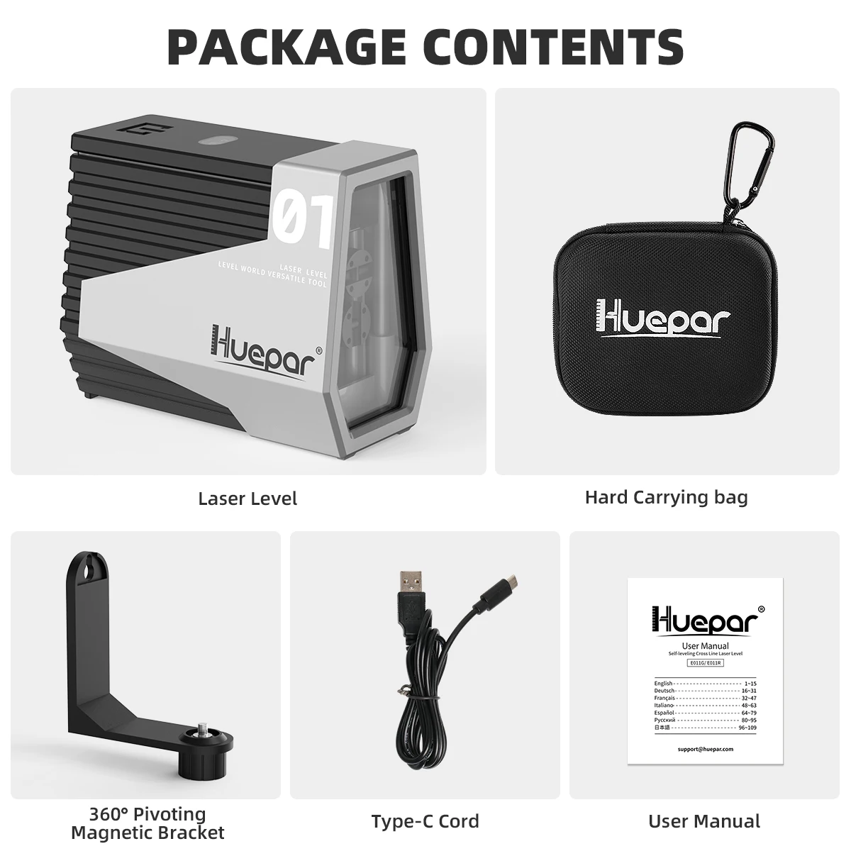 Лазерный уровень Huepar, самонивелирующийся нивелир с 2 линиями и пересечением горизонтальных и вертикальных линий, перезаряжаемый аккумулятор, инструмент для лазерного выравнивания
Лазерный уровень Huepar, самонивелирующийся нивелир с 2 линиями и пересечением горизонтальных и вертикальных линий, перезаряжаемый аккумулятор, инструмент для лазерного выравнивания