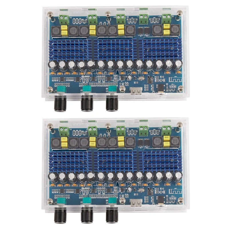 2 шт., цифровой усилитель мощности Bluetooth 5,0 TPA3116 D2, 4 канала, 50 Вт x2 + Вт x2, двойной модуль усиления басов
2 шт., цифровой усилитель мощности Bluetooth 5,0 TPA3116 D2, 4 канала, 50 Вт x2 + Вт x2, двойной модуль усиления басов