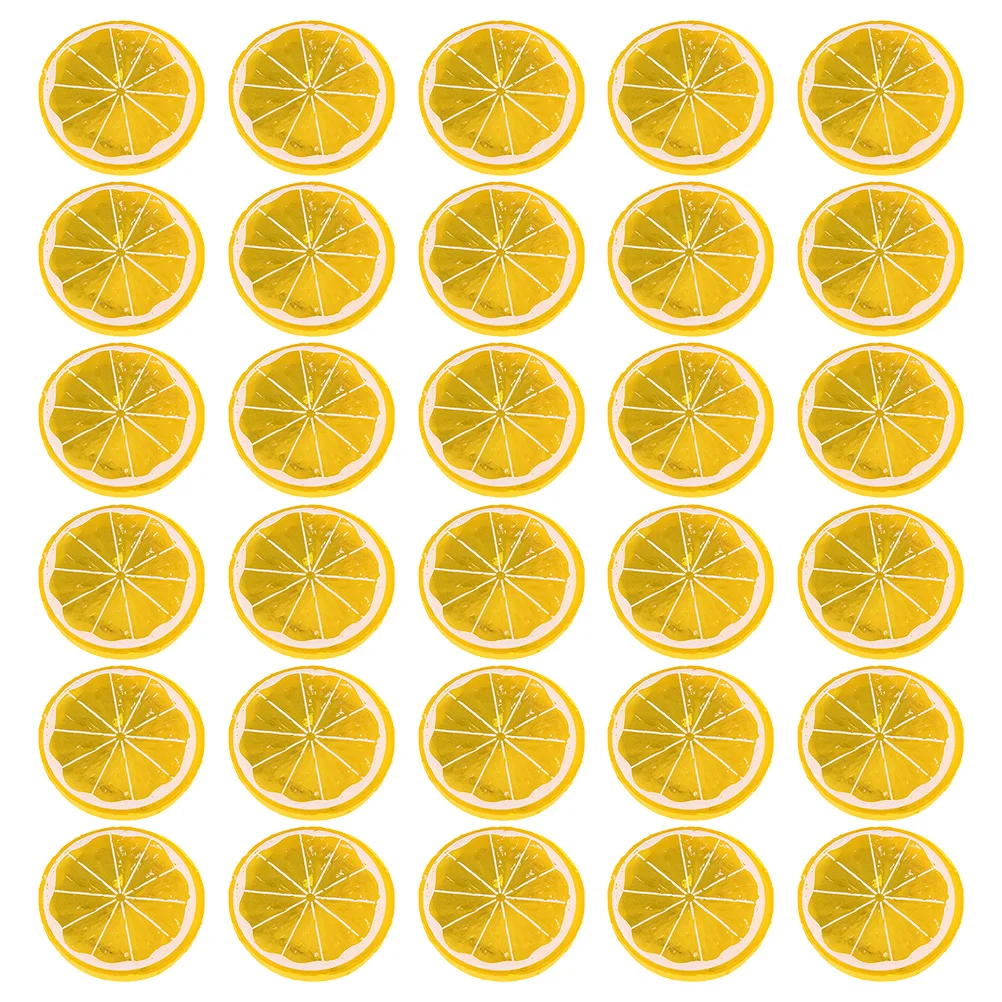 30 Pcs Imitation Lemon Slice Kitchen Table Centerpieces Simulation Lime Plastic Models Fake Pretend Ornaments Cherry Decor
30 Pcs Imitation Lemon Slice Kitchen Table Centerpieces Simulation Lime Plastic Models Fake Pretend Ornaments Cherry Decor