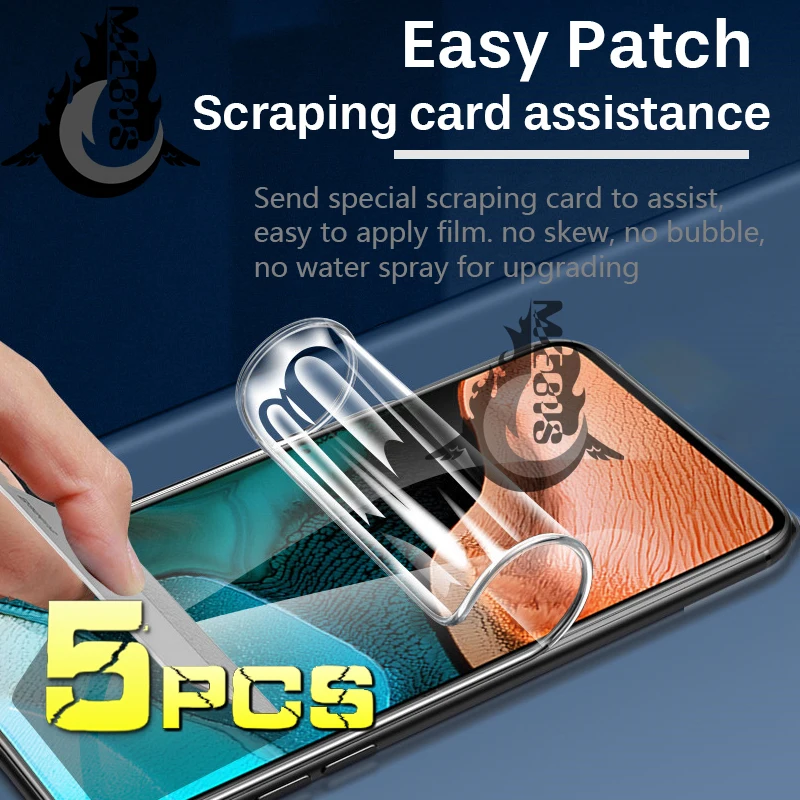 5 Pcs Hydrogel Film For Redmi 9 Power 9a 9c 9t 9s Screen Protector For Xiaomi Redmi Note 9S 9 9t Pro Max Cover Screen Protector
5 Pcs Hydrogel Film For Redmi 9 Power 9a 9c 9t 9s Screen Protector For Xiaomi Redmi Note 9S 9 9t Pro Max Cover Screen Protector