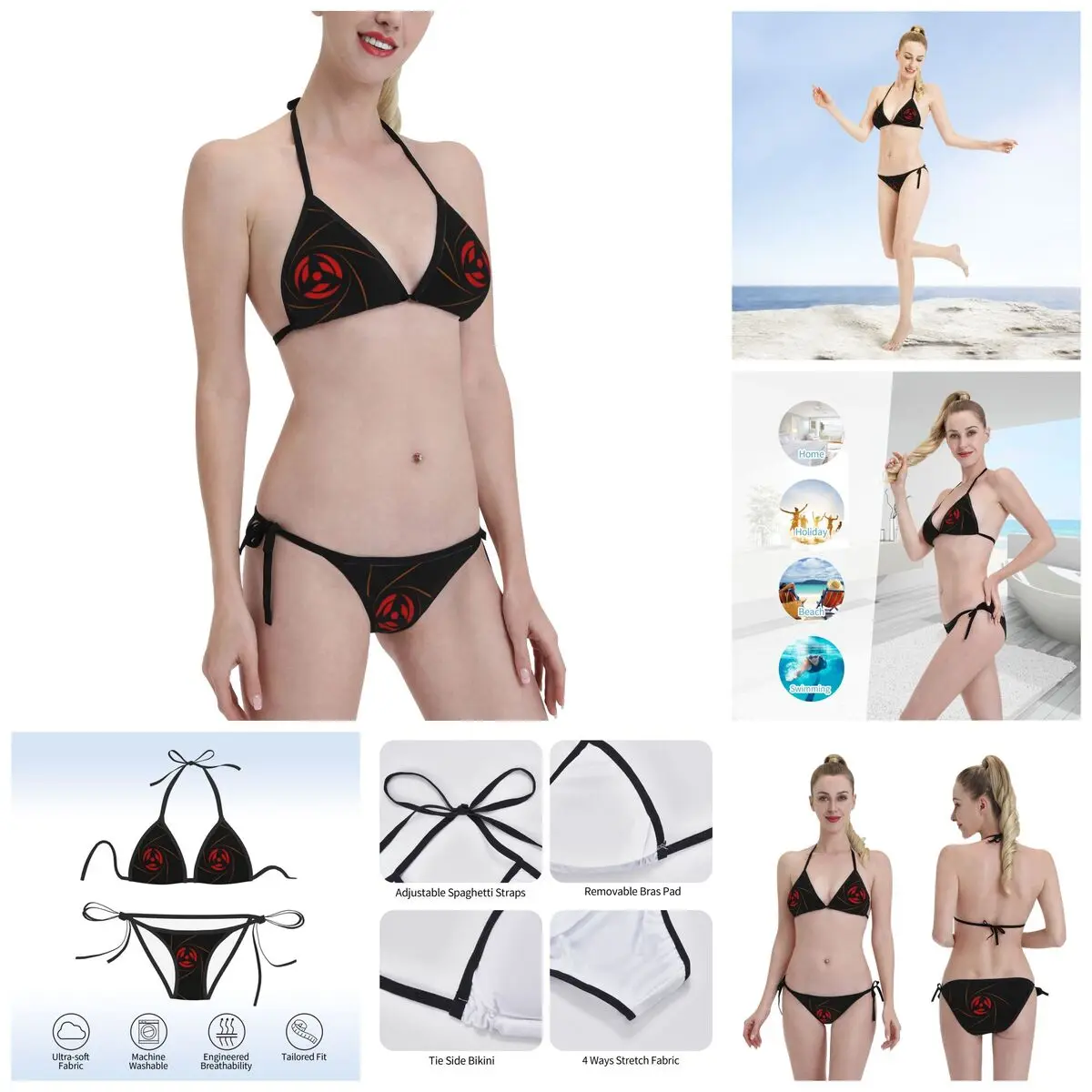 Anime Narutos Sharingan B24 Bikinis Exotic Triangle Bikini Printed Creative Waist Vintage Bikini bathing suit SwimSuit
Anime Narutos Sharingan B24 Bikinis Exotic Triangle Bikini Printed Creative Waist Vintage Bikini bathing suit SwimSuit