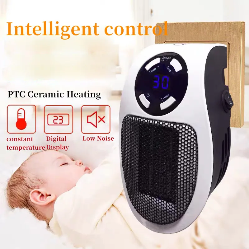 Portable Electric Heater Plug in Wall Heater Room Heating Stove Mini Household Radiator Remote Warmer Machine For Winter 500W
Portable Electric Heater Plug in Wall Heater Room Heating Stove Mini Household Radiator Remote Warmer Machine For Winter 500W