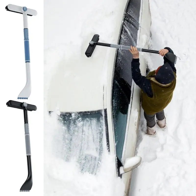 Ice Scraper Snow Brush Windshield Scraper Extendable Multifunctional Long Handle Window Scraper 2psc Snow Removal Scraper Items
Ice Scraper Snow Brush Windshield Scraper Extendable Multifunctional Long Handle Window Scraper 2psc Snow Removal Scraper Items