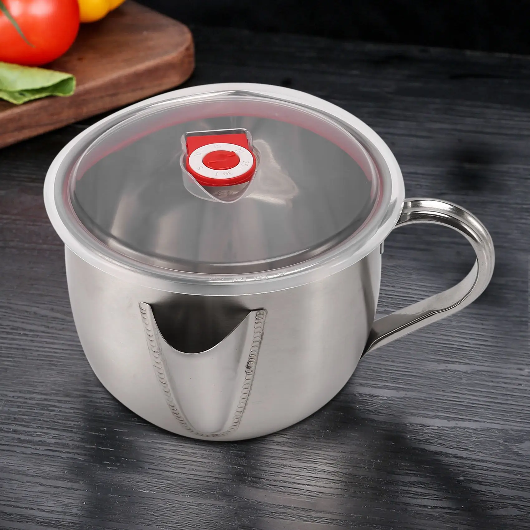 1000Ml Multifunction 304 Stainless Steel Gravy Oil Soup Fat Separator Grease Oiler Filter Strainer Bowl Kitchen Cooking Tools
1000Ml Multifunction 304 Stainless Steel Gravy Oil Soup Fat Separator Grease Oiler Filter Strainer Bowl Kitchen Cooking Tools