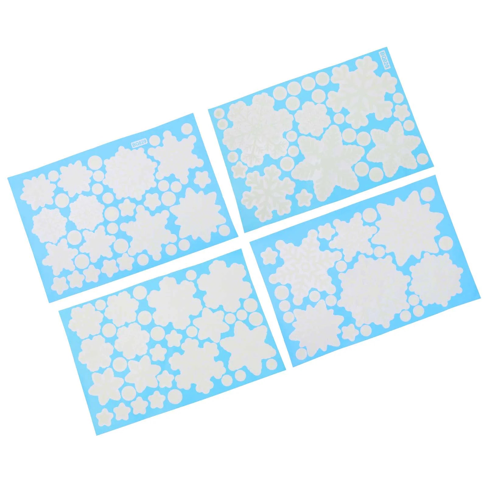 4 Sheets Chic Unique Window Decals Glow In The Dark Stickers Luminous Snowflakes Stickers
4 Sheets Chic Unique Window Decals Glow In The Dark Stickers Luminous Snowflakes Stickers