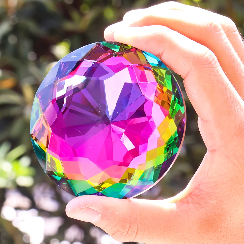 Muy Bien Symphony Mandala Crystal Feng Shui Pendant Hanging Glass Prism Rainbow Sun Catcher Ceiling Chandelier Replacement Parts
Muy Bien Symphony Mandala Crystal Feng Shui Pendant Hanging Glass Prism Rainbow Sun Catcher Ceiling Chandelier Replacement Parts