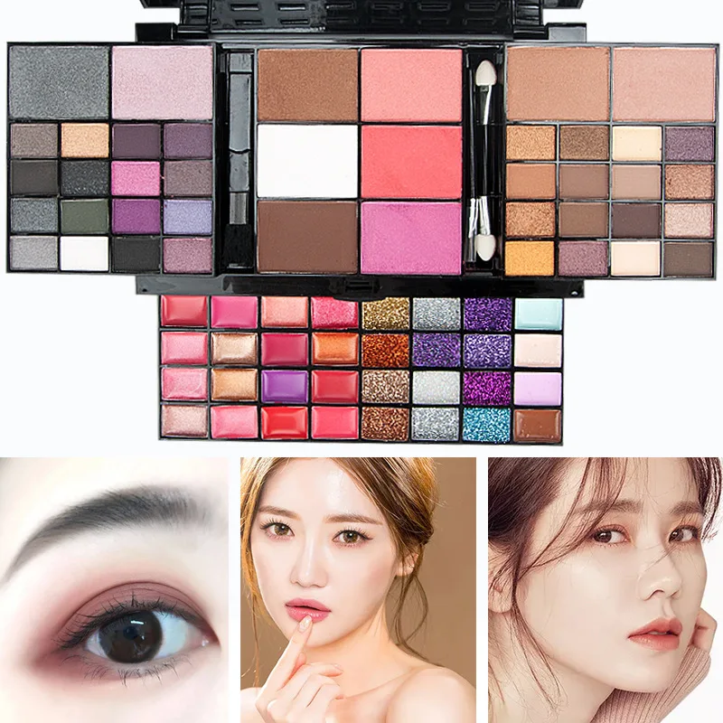 74 Colors Eyeshadow Full Set Makeup Palette Glitter Matte Pearl Eye Shadow Lip Gloss Blush Highlight Concealer Palette Cosmetics
74 Colors Eyeshadow Full Set Makeup Palette Glitter Matte Pearl Eye Shadow Lip Gloss Blush Highlight Concealer Palette Cosmetics
