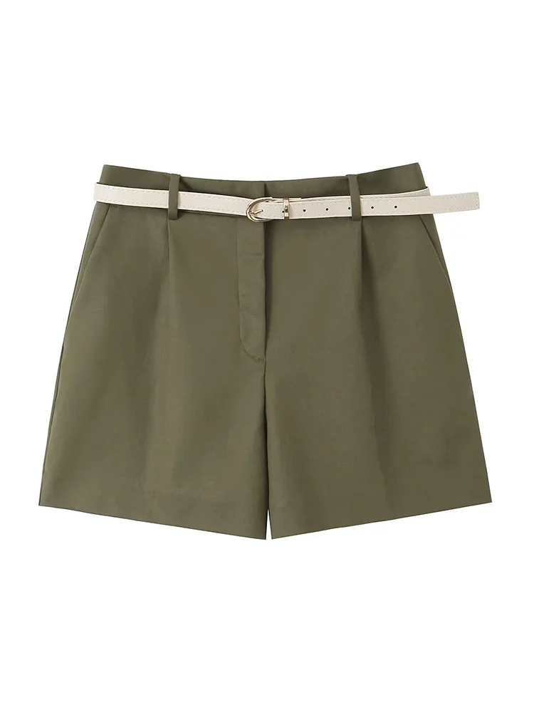 Kumsvag 2023 Women Summer Shorts Casual Solid High Waist Belt Pockets Female Elegant Street Sweet Shorts Clothing
Kumsvag 2023 Women Summer Shorts Casual Solid High Waist Belt Pockets Female Elegant Street Sweet Shorts Clothing