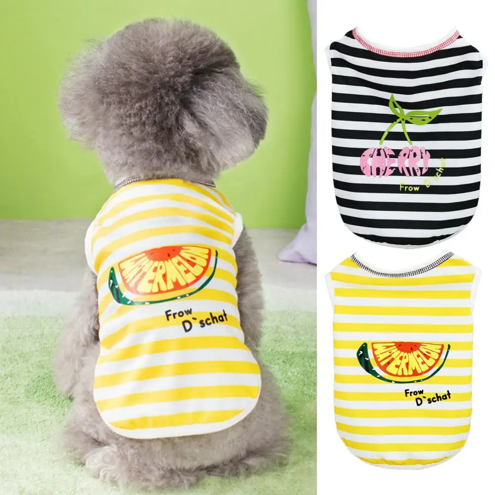 Dog Shirt Breathable Quick-dry Soft Feel High Elasticity Comfortable Casual Wear Anti-pilling Puppy Dog Striped T-Shirt Supplies
Dog Shirt Breathable Quick-dry Soft Feel High Elasticity Comfortable Casual Wear Anti-pilling Puppy Dog Striped T-Shirt Supplies