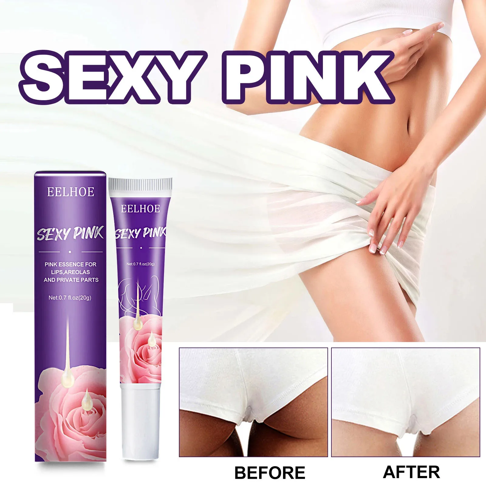 20g Intimate Area Pink Cream Underarm Knee Buttocks Private Remove Pigmentation Melanin Bleaching Brightening Privates Part Care
20g Intimate Area Pink Cream Underarm Knee Buttocks Private Remove Pigmentation Melanin Bleaching Brightening Privates Part Care