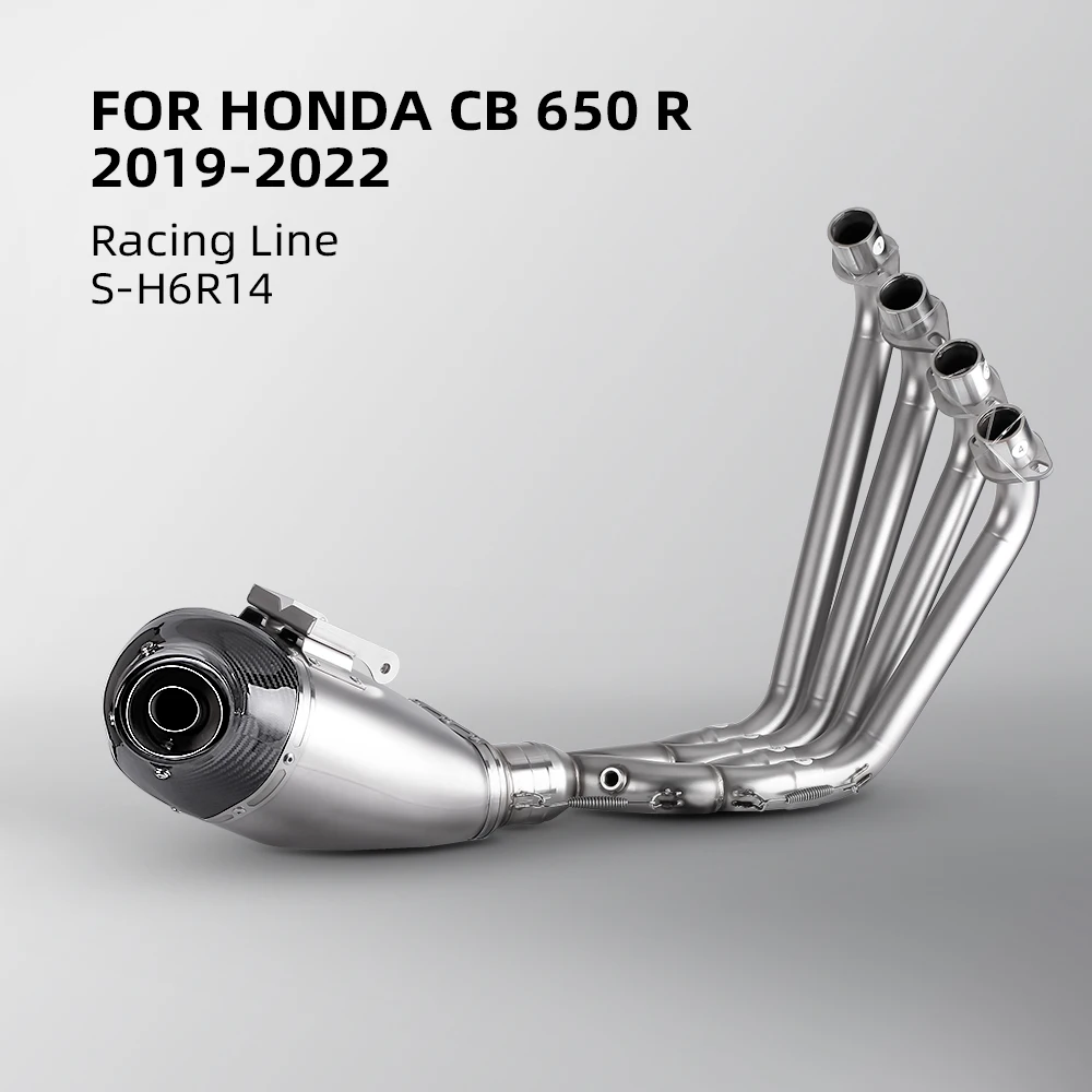 For Honda CBR650R CB650F CB650R CBR650F 2018-2022 Full Racing Line Exhaust System Modify Front Link Pipe SH6R14
For Honda CBR650R CB650F CB650R CBR650F 2018-2022 Full Racing Line Exhaust System Modify Front Link Pipe SH6R14